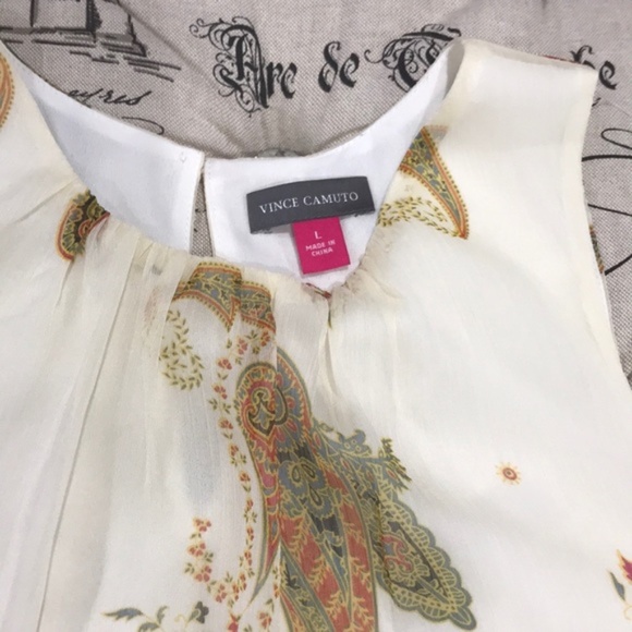 Vince Camuto Paisley Spice Blouse - Picture 4 of 5